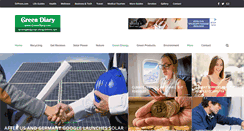 Desktop Screenshot of greendiary.com